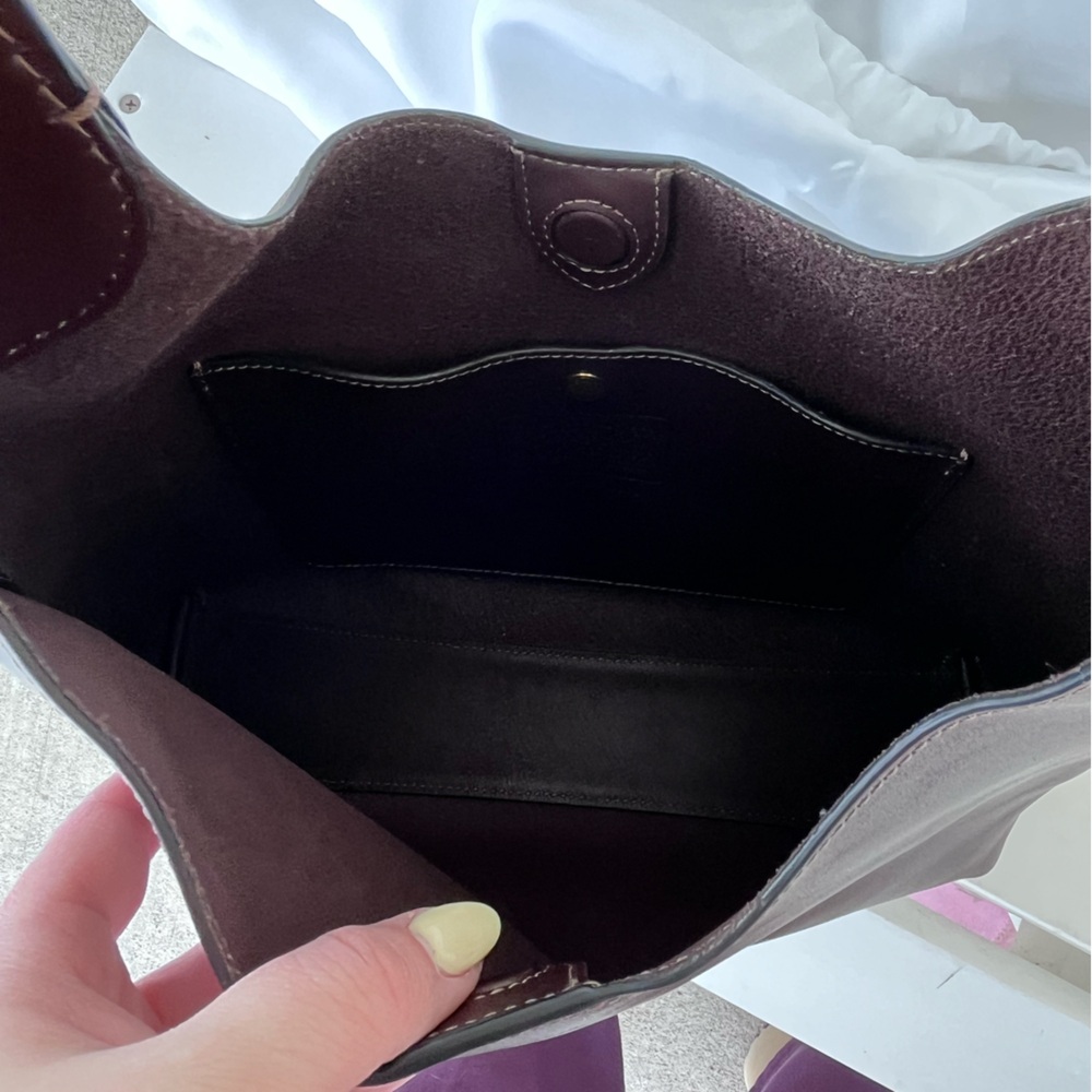 Coach Brooklyn 28 slouchy shoulder bag in maple purse NWOT - Picture 3 of 11